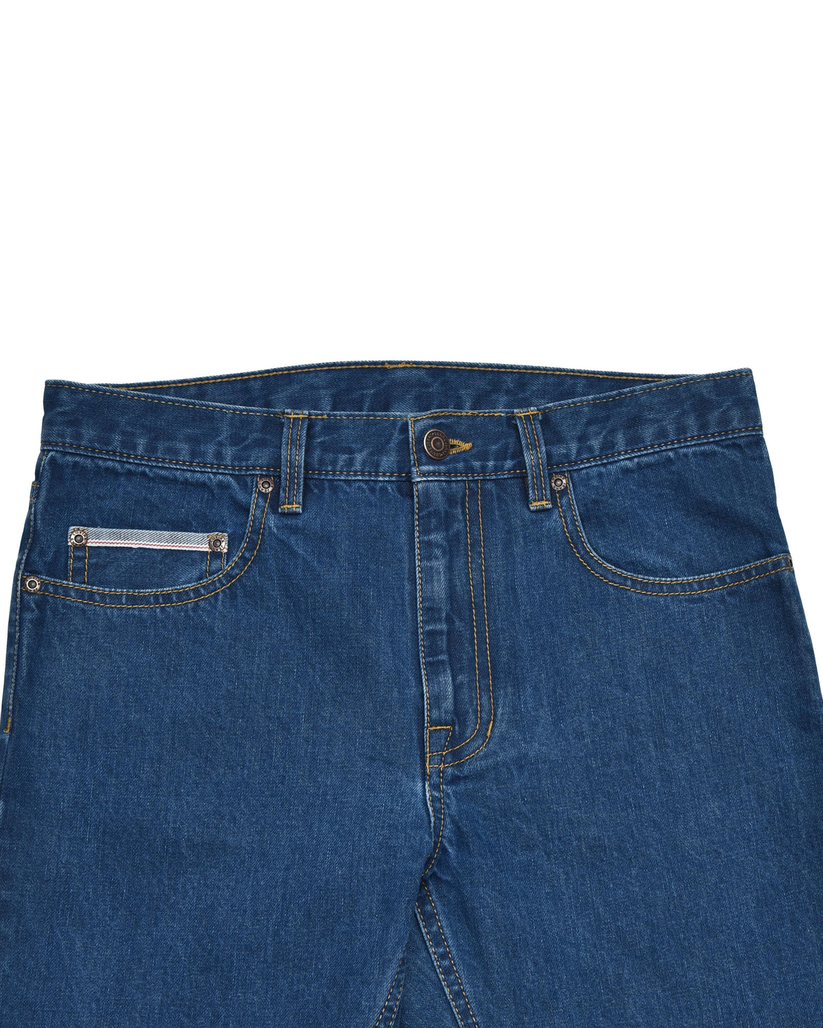 Kaihara Fade Washed Indigo Selvedge Jeans - 4