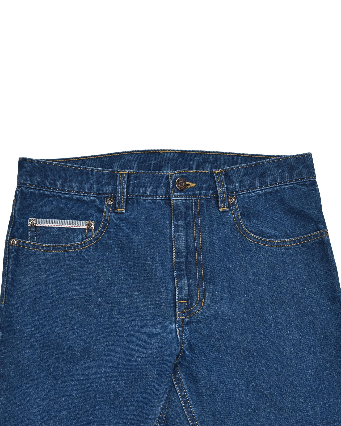 Kaihara Fade Washed Indigo Selvedge Jeans
