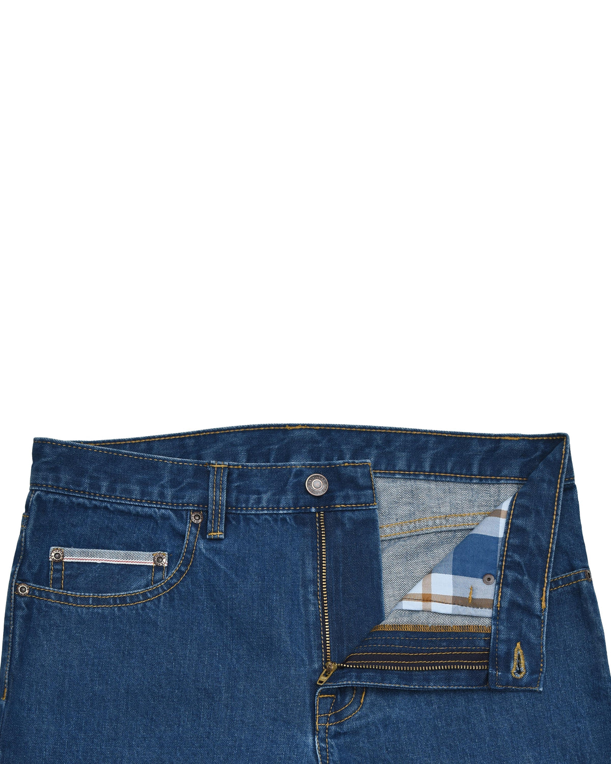 Kaihara Fade Washed Indigo Selvedge Jeans - 6