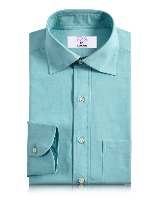 EZS Mint Green Pinpoint Oxford Shirt