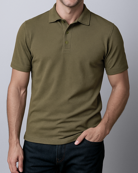 EZS Aria Olive Polo
