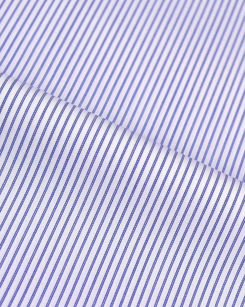 Navy Double Mille Stripes