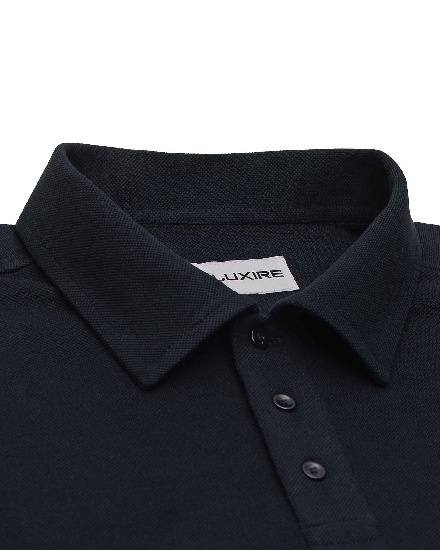 EZS Aria Navy Long Sleeve Polo