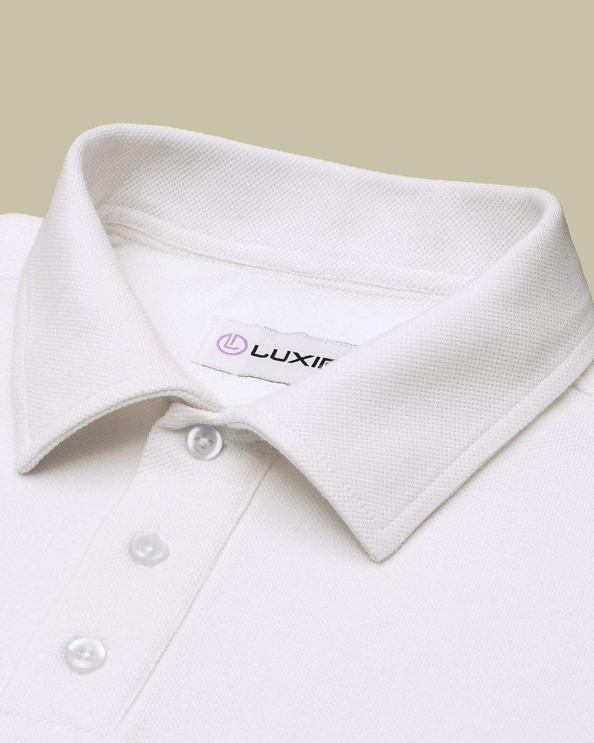 EZS Aria White Long Sleeve Polo - 6