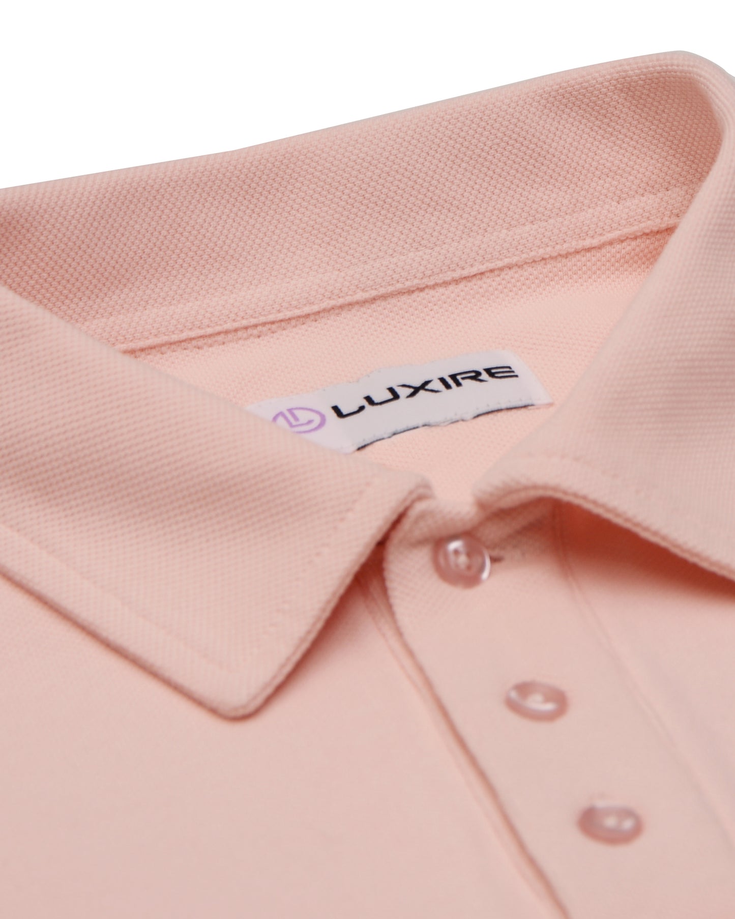 EZS Aria Pink Long Sleeve Polo