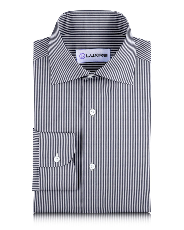 Navy Candy Stripes Every-day Shirt