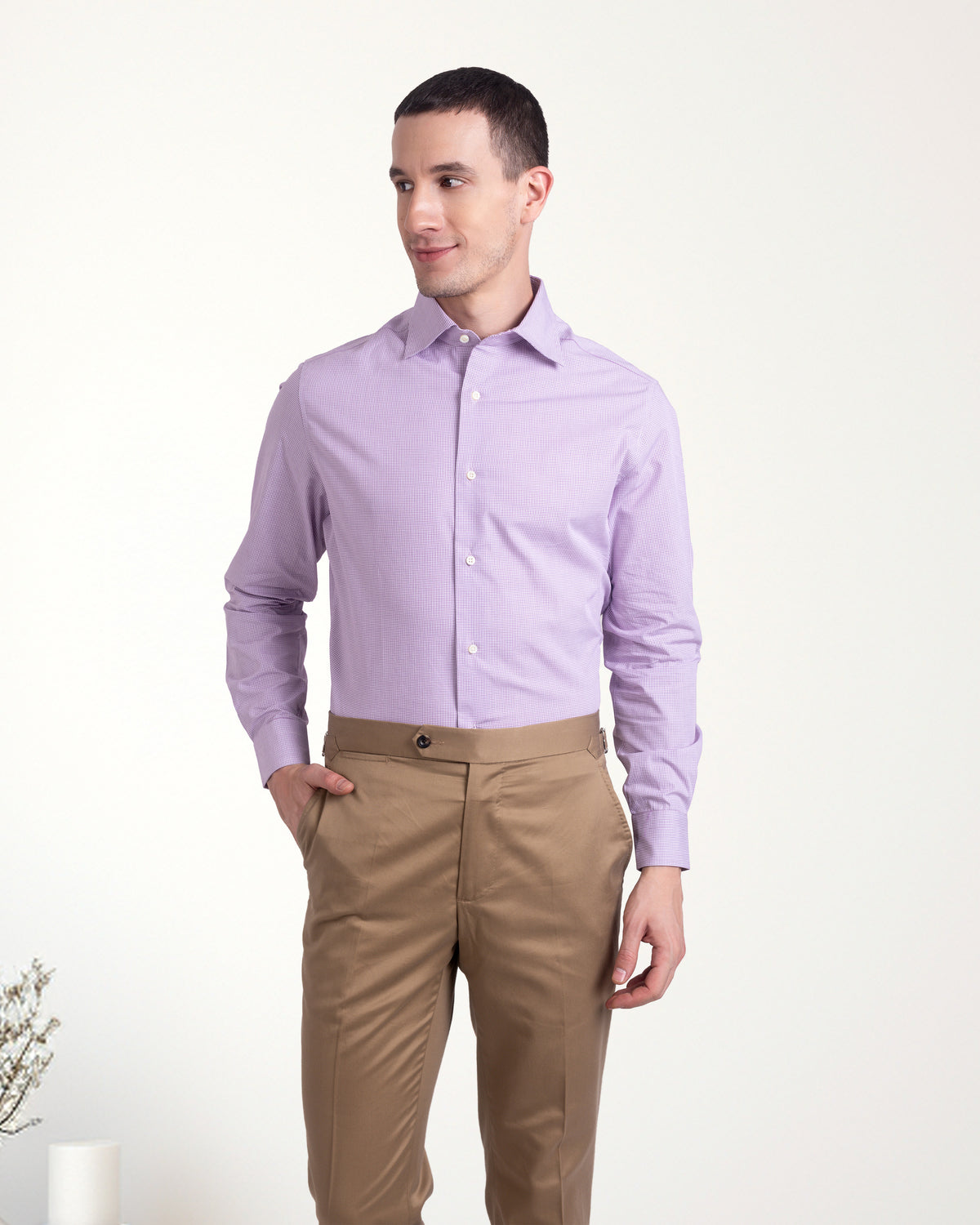 British Khaki Twill Pant - 4
