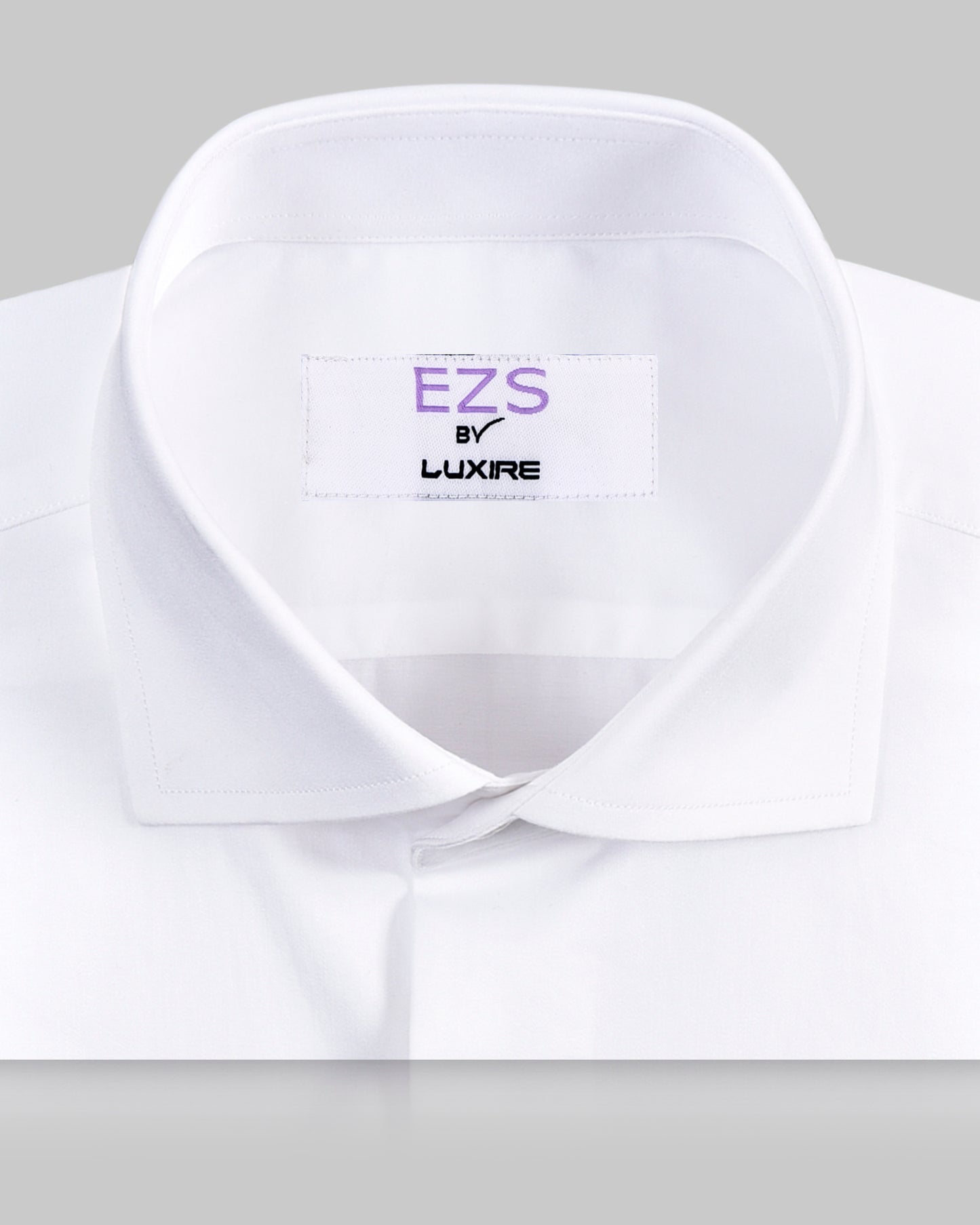 EZS Brembana 2-Ply Giza White Business Twill Shirt