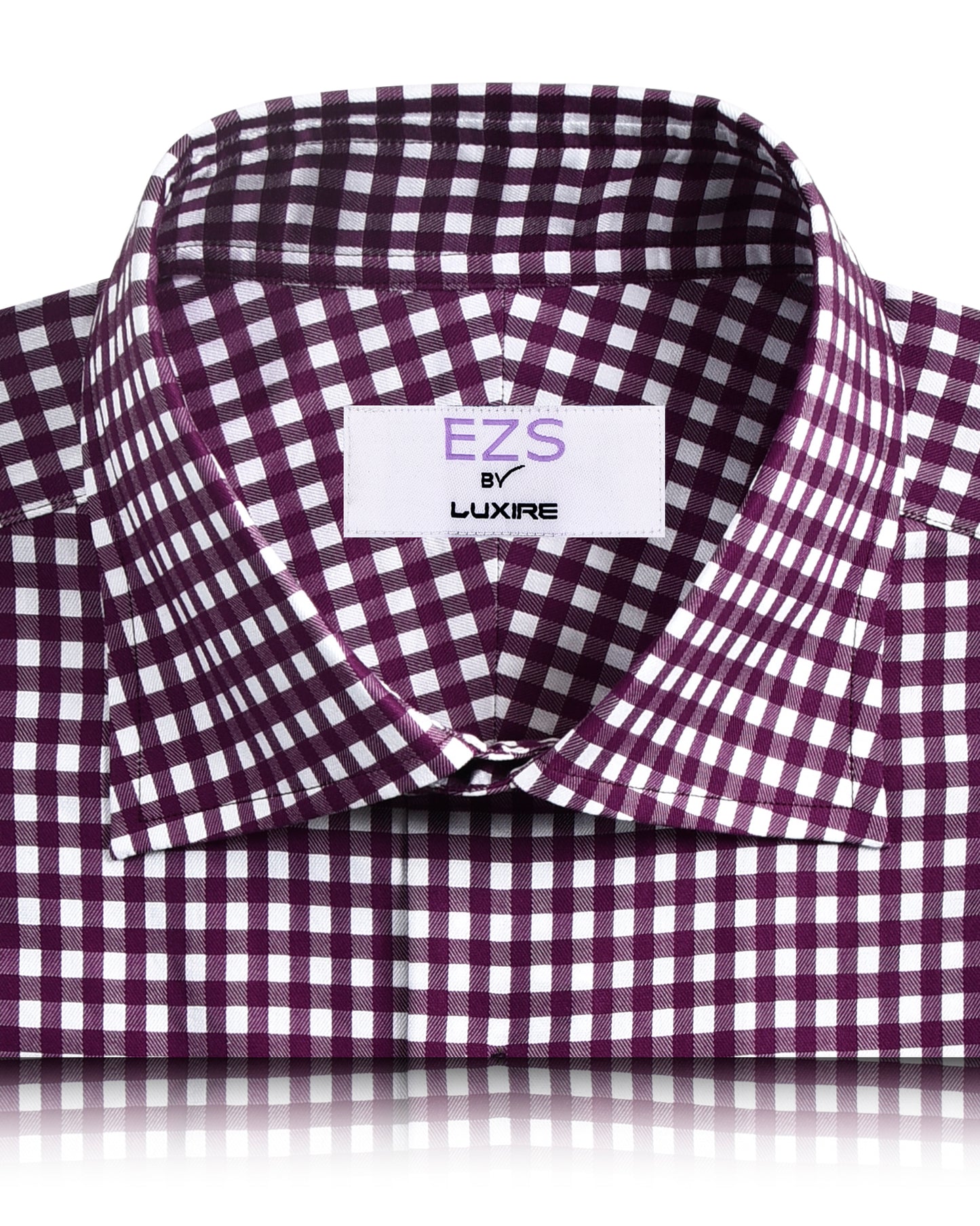 EZS Monti Soft Purple Small Gingham