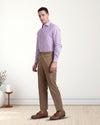 Mauve Gingham Checks Shirt