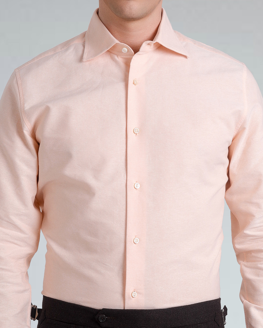 EZS Pale Orange Classic Oxford Shirt