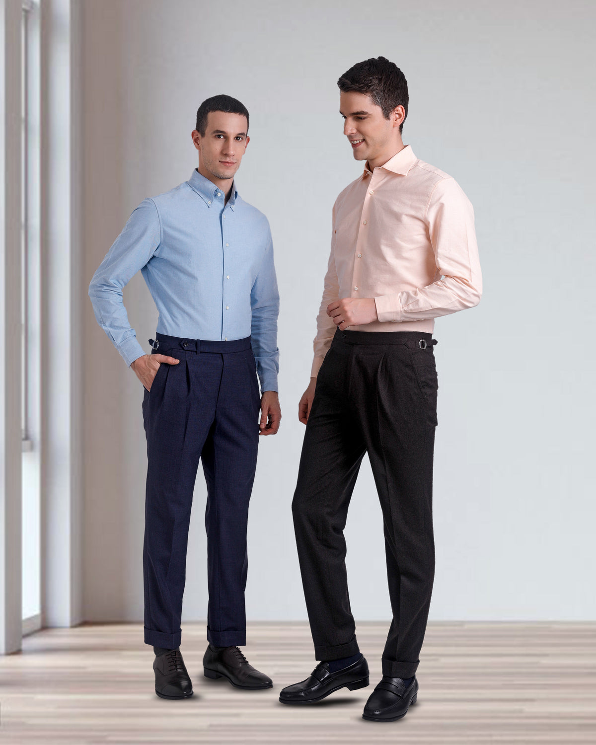 VBC Dark Brown Flannel Dress Pant - 6
