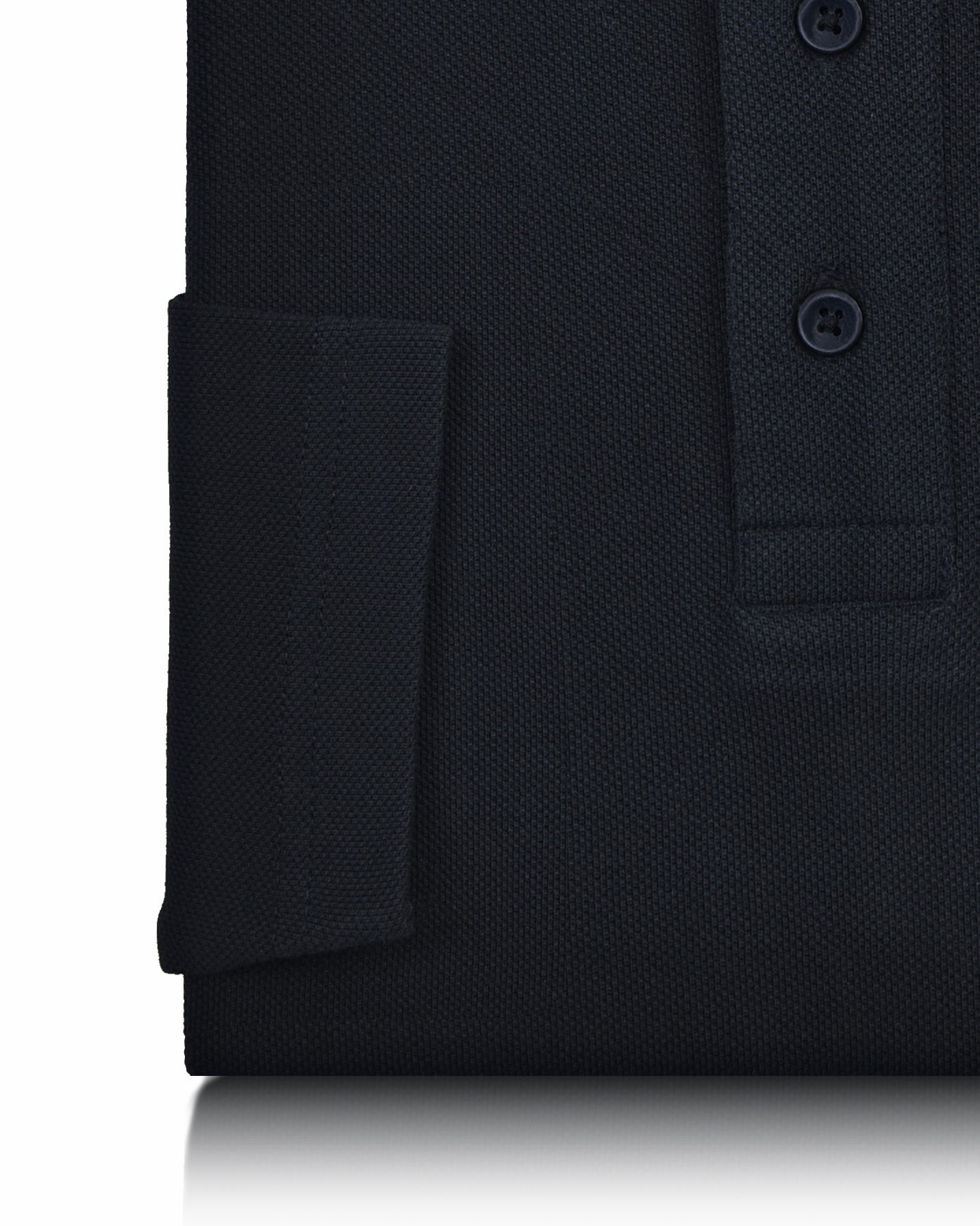 EZS Aria Navy Long Sleeve Polo