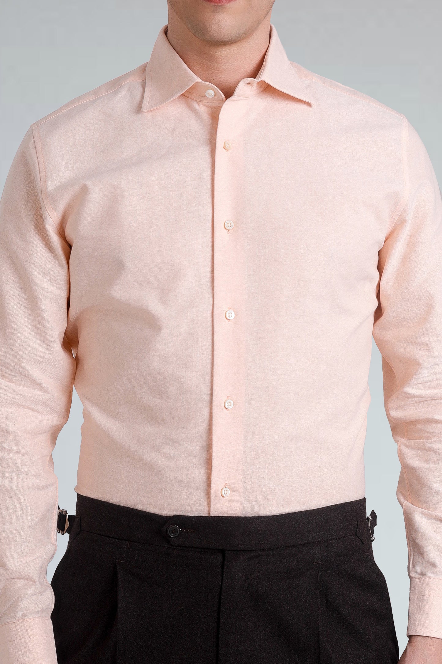 EZS Pale Orange Classic Oxford Shirt