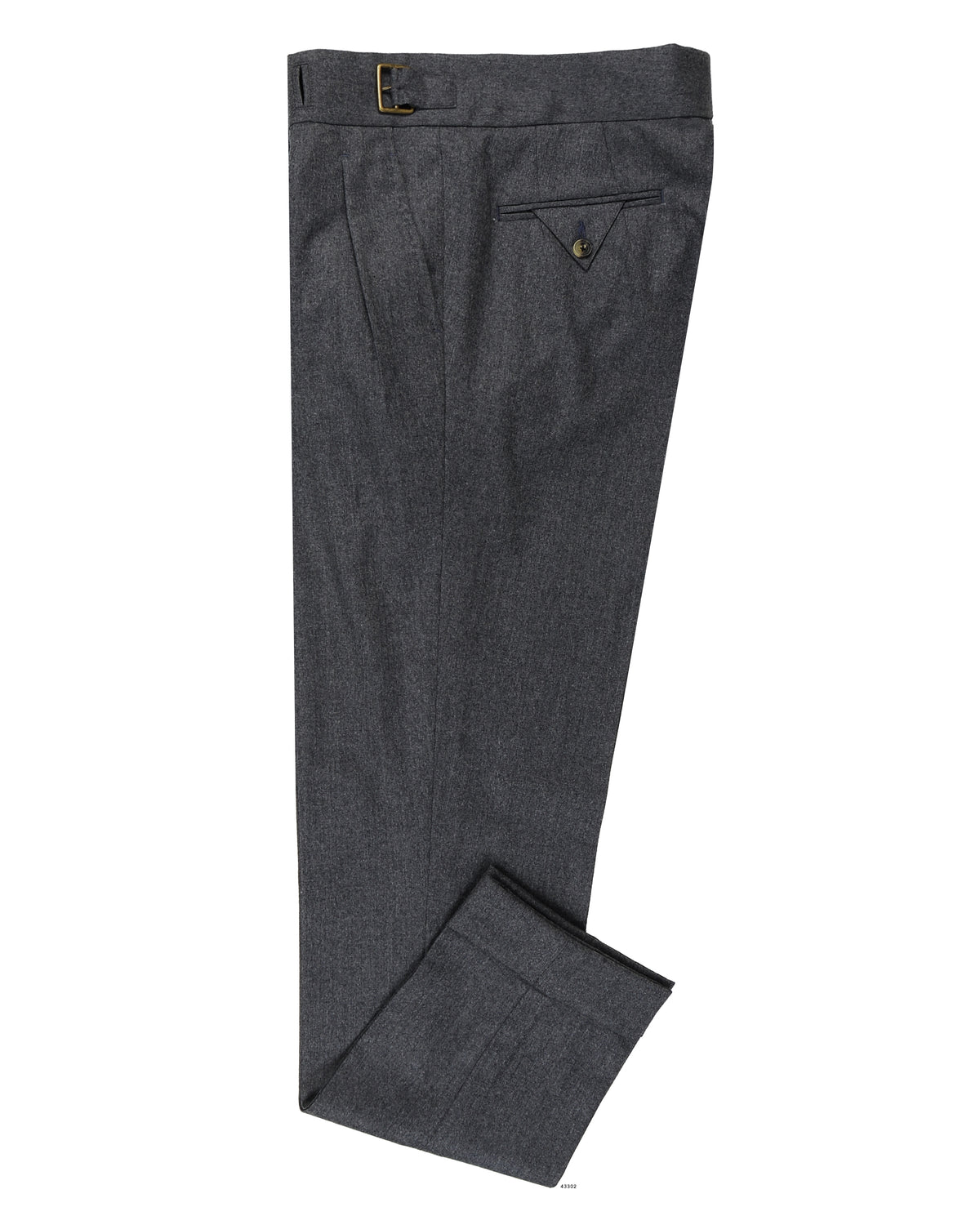 Gurkha Pant in Vitale Barberis Canonico - Flannels Grey - 1