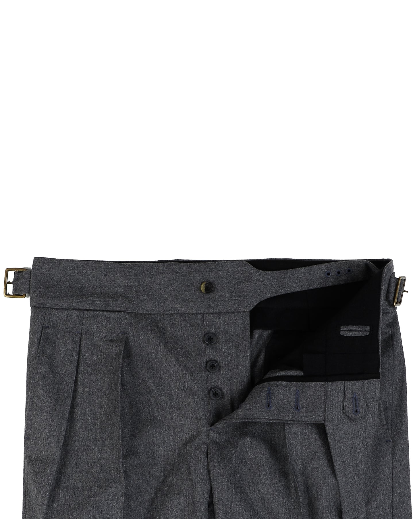 Gurkha Pant in Vitale Barberis Canonico - Flannels Grey