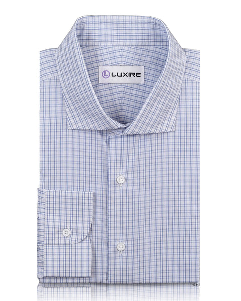 Blue Shadow Checks Shirt