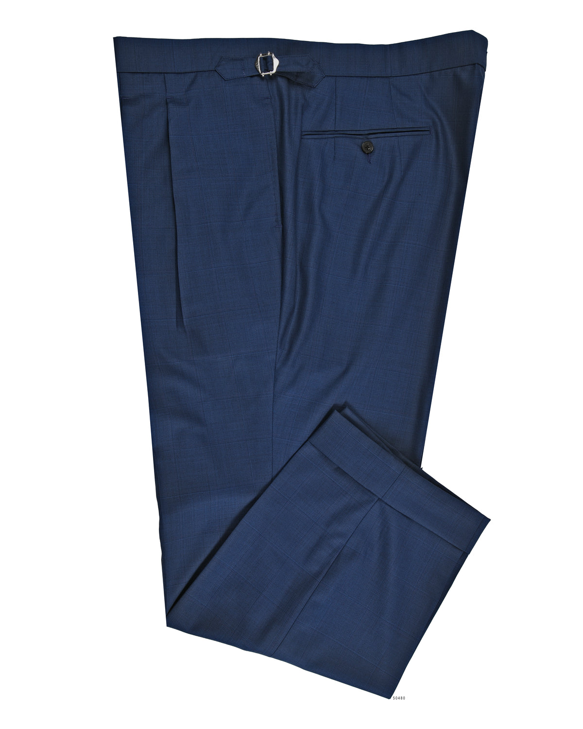 Drago: Super 160s Royal-Blue Prince of Wales Checks - 1