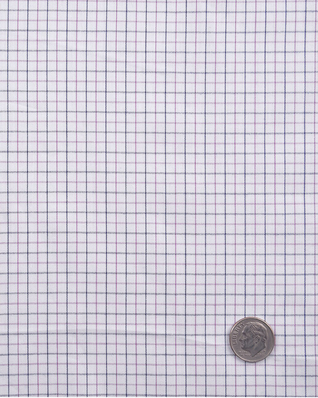 Purple Black Tattersall Checks Shirt - 4