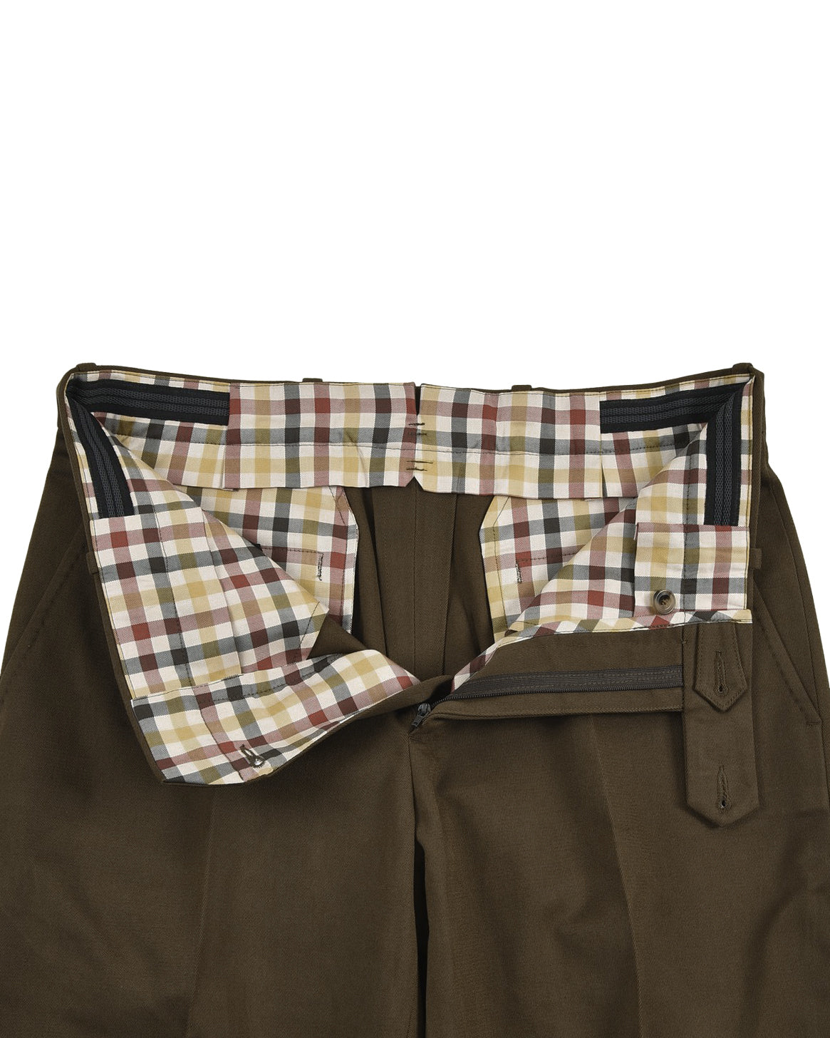 Dacota Soft Dark Brown Stretch Twill Pants - 5