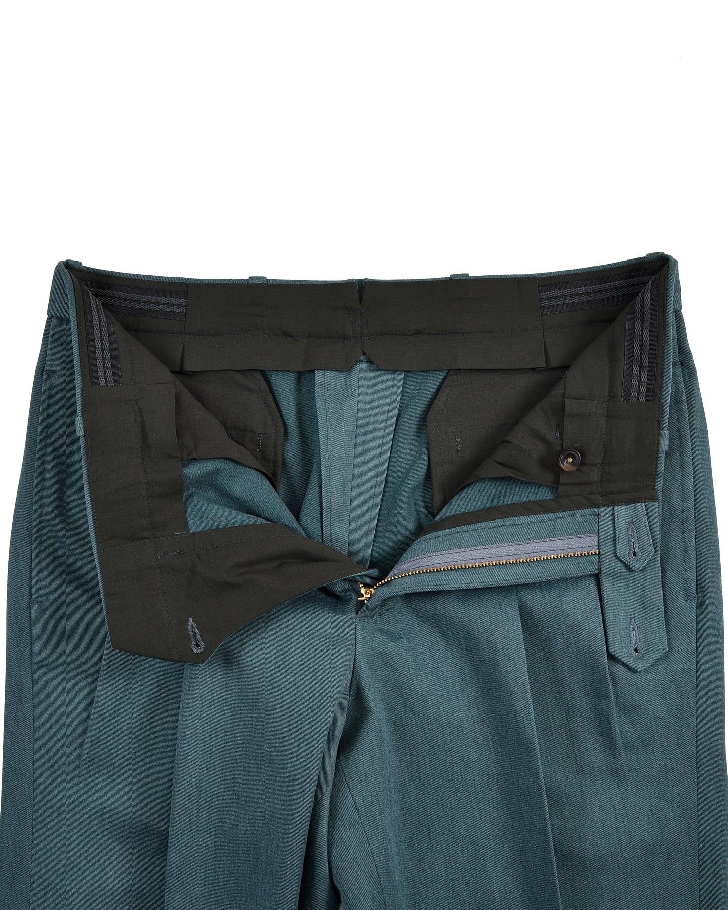 Dark Shaded Green Cotton Twill Pant