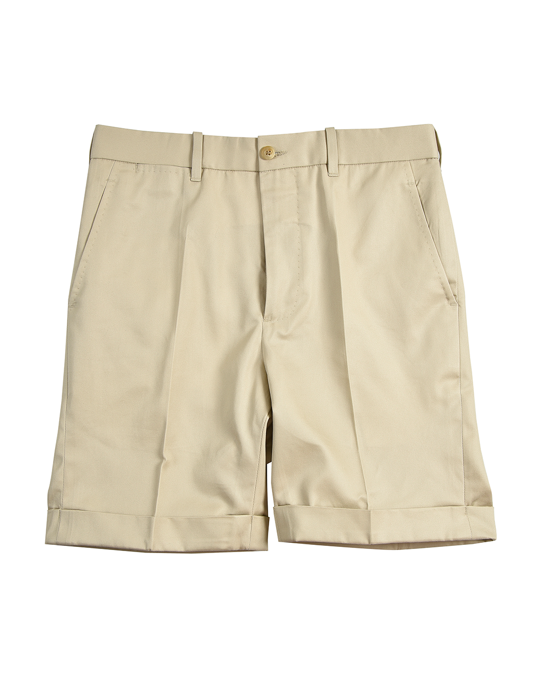 Summer Soft Khaki Twill Shorts