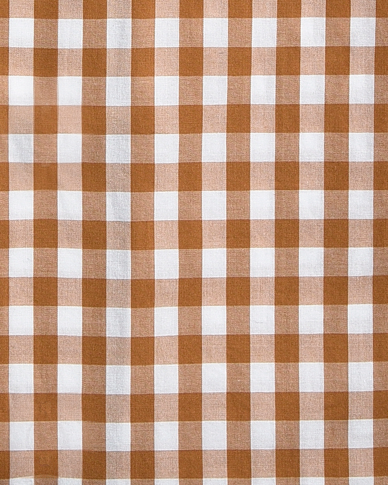 Light Tan Gingham Shirt