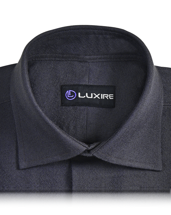 Midnight Grey Wool Shirt