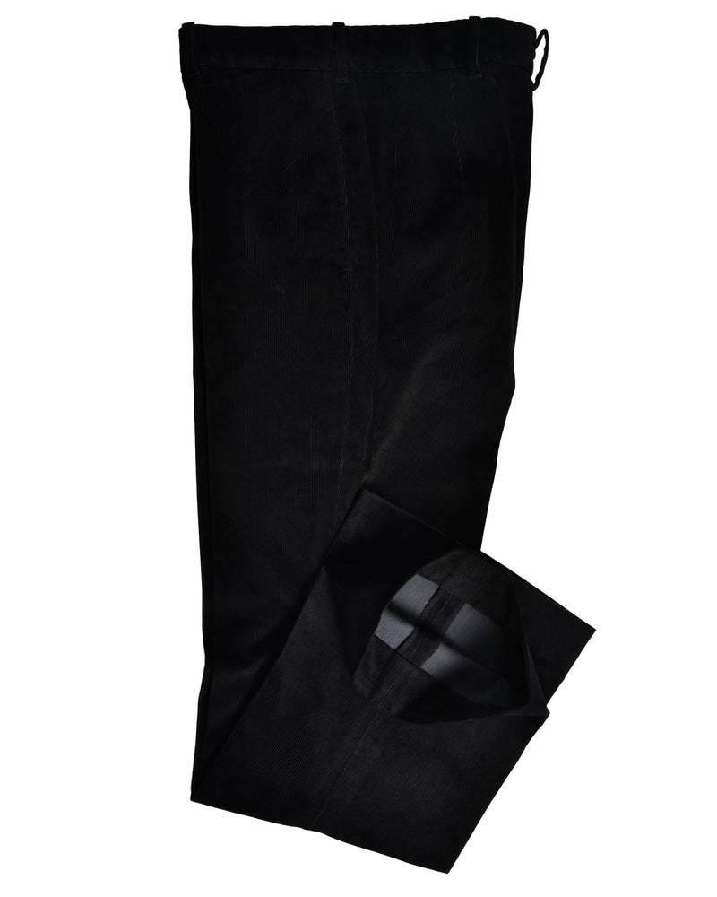 Midnight Black Corduroy