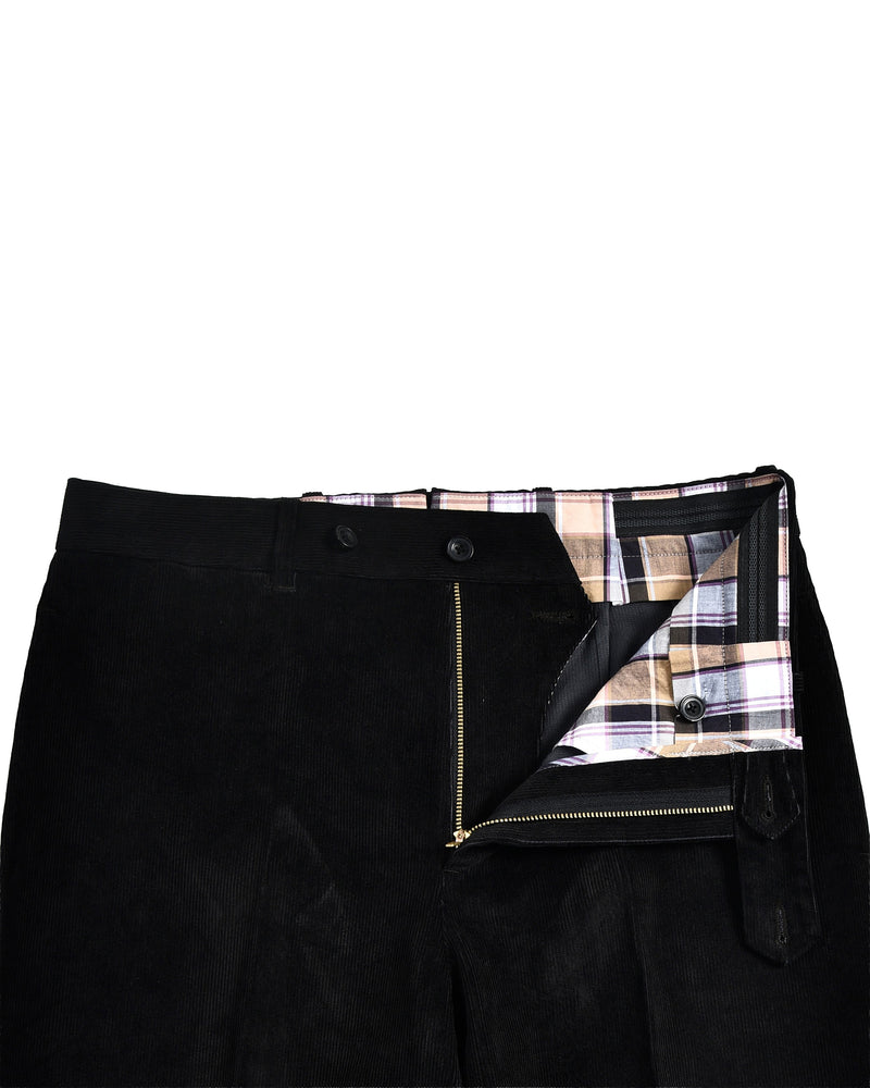 Midnight Black Corduroy
