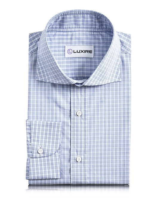 Blue Shadow Checks Shirt