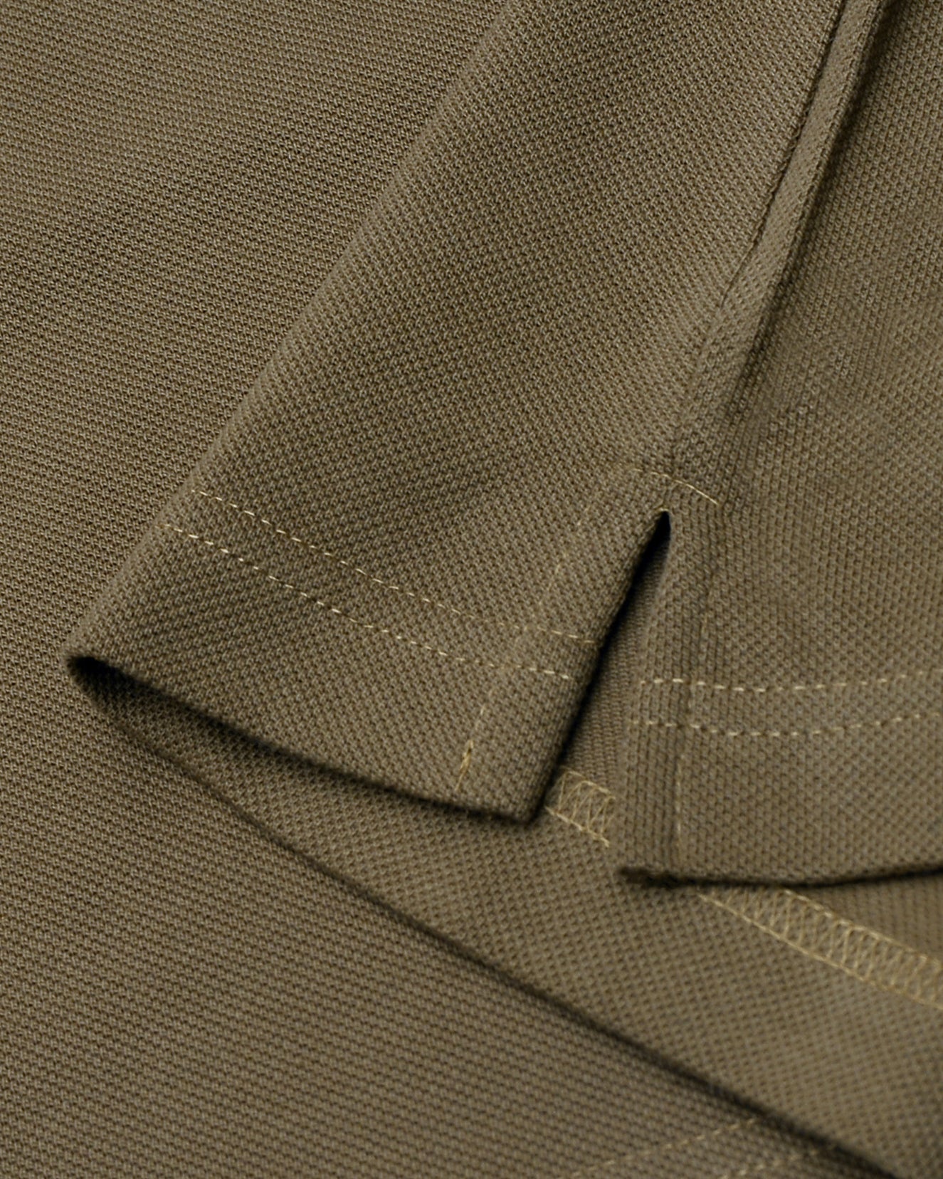 EZS Aria Olive Long Sleeve Polo