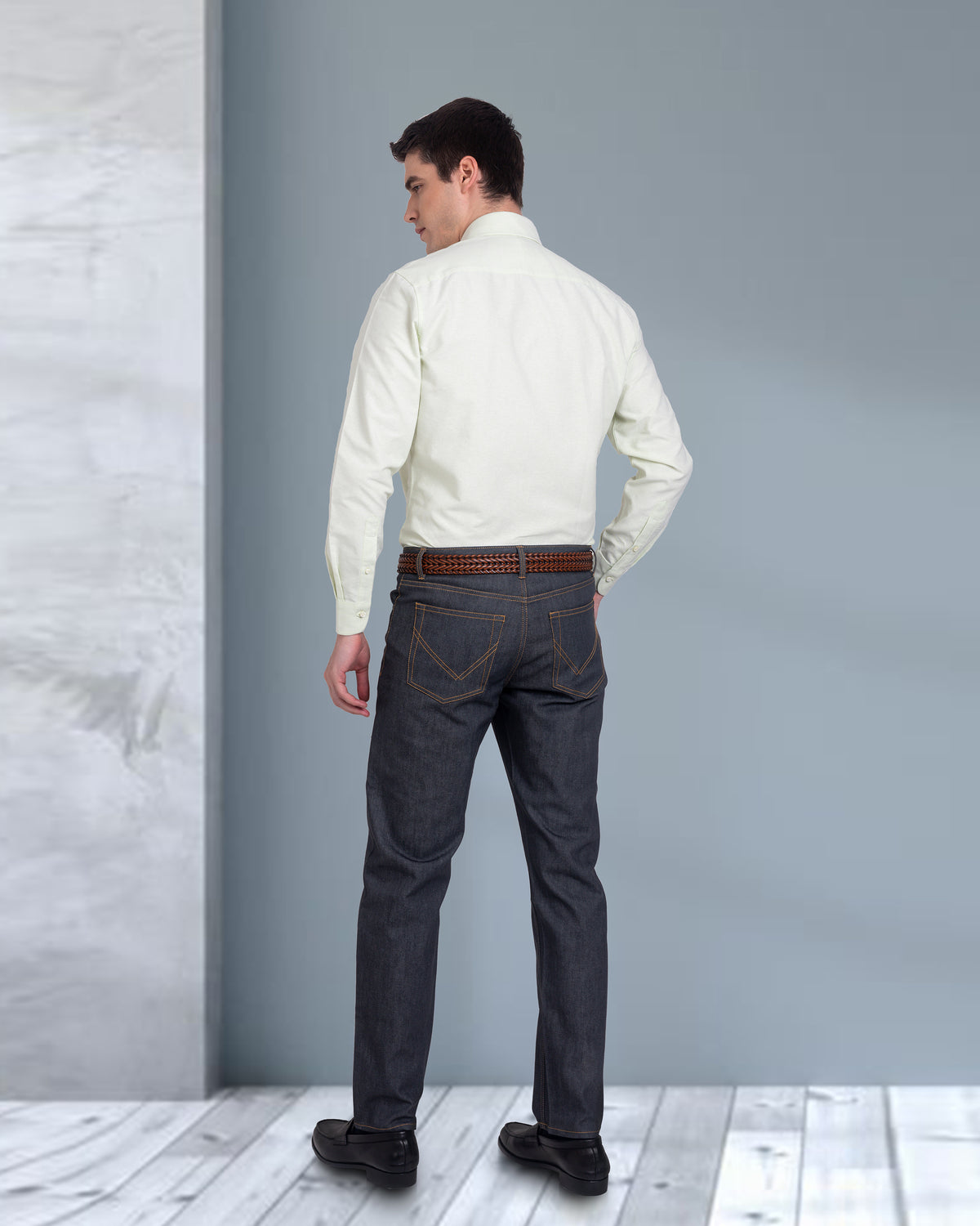 Dark Grey Stretchable Jeans - 6