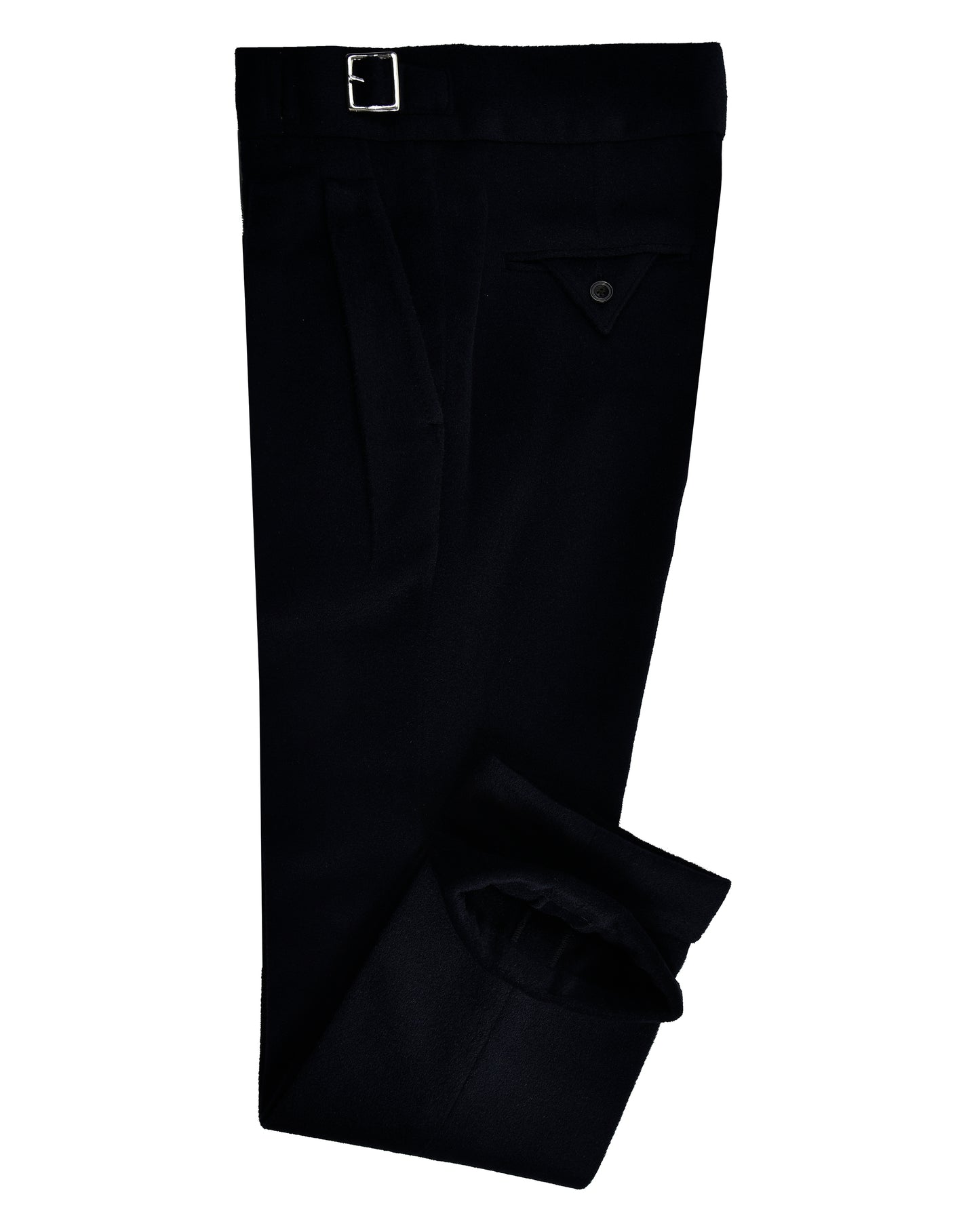 Gurkha Pant in VBC Black Wool Flannel