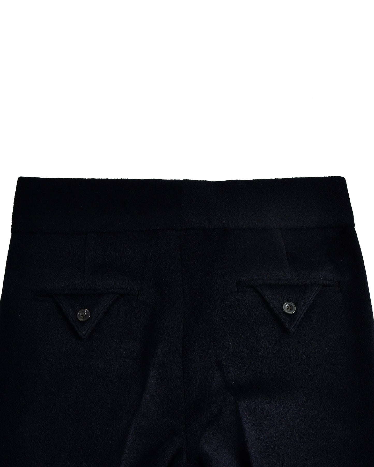 Gurkha Pant in VBC Black Wool Flannel