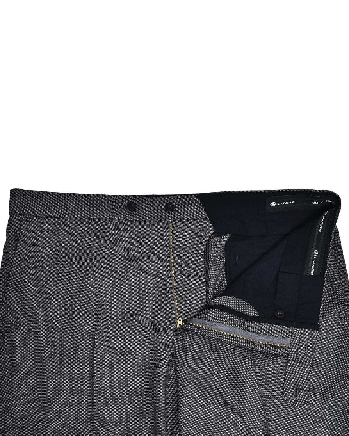 Washable Wool Charcoal Birdseye - 4