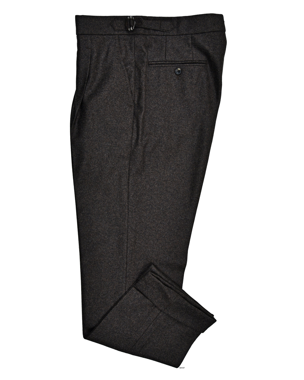 VBC 100% Wool: Dark Brown Flannel - 1