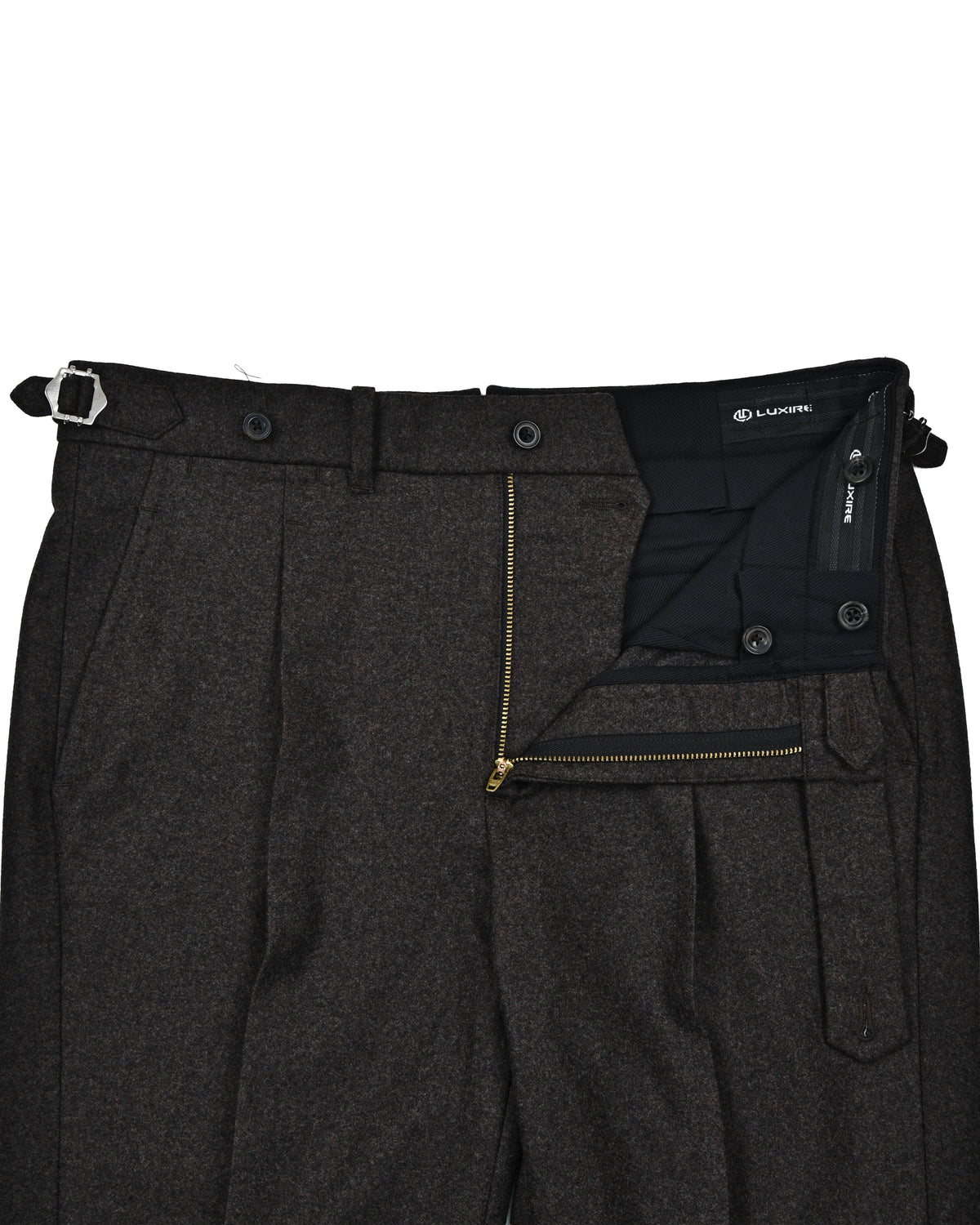 VBC 100% Wool: Dark Brown Flannel - 4
