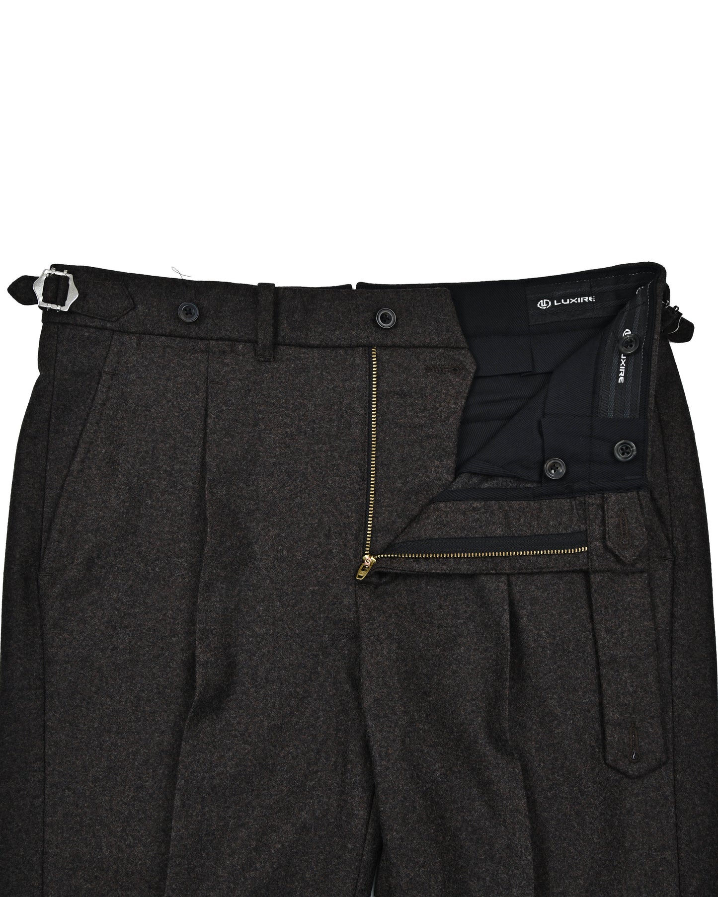 VBC 100% Wool: Dark Brown Flannel