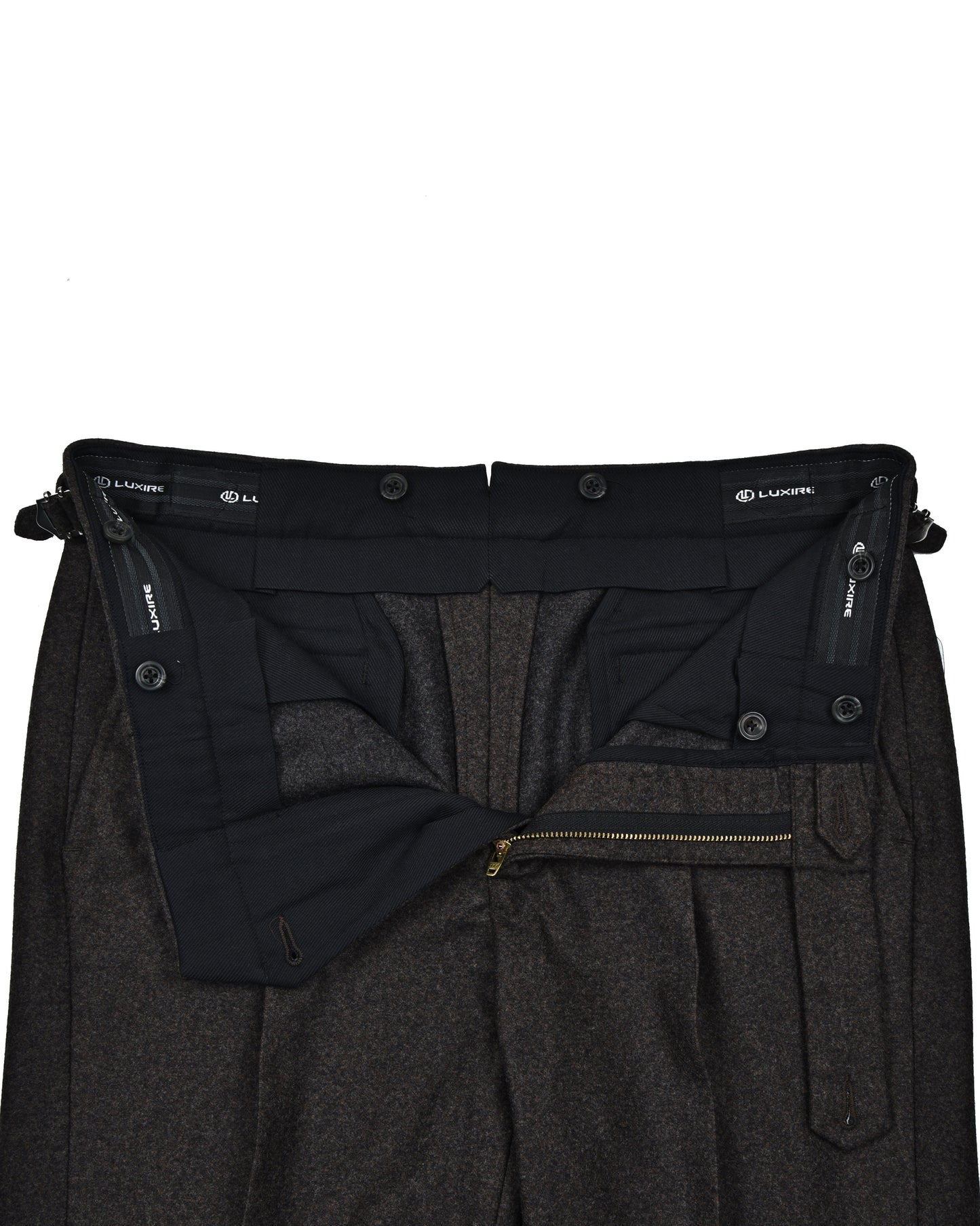 VBC 100% Wool: Dark Brown Flannel