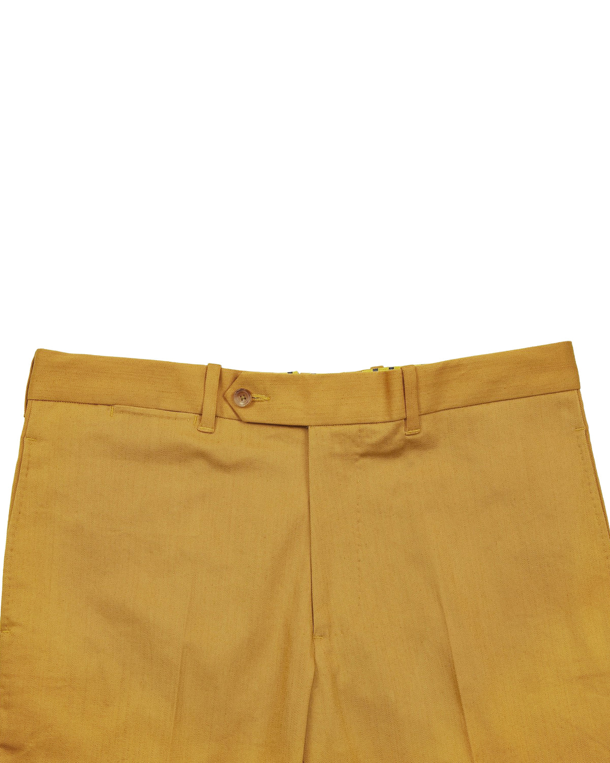 Golden Yellow Stretchable Pants - 3