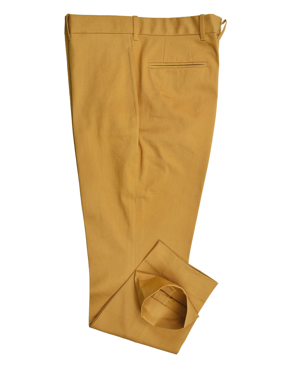 Golden Yellow Stretchable Pants - 2
