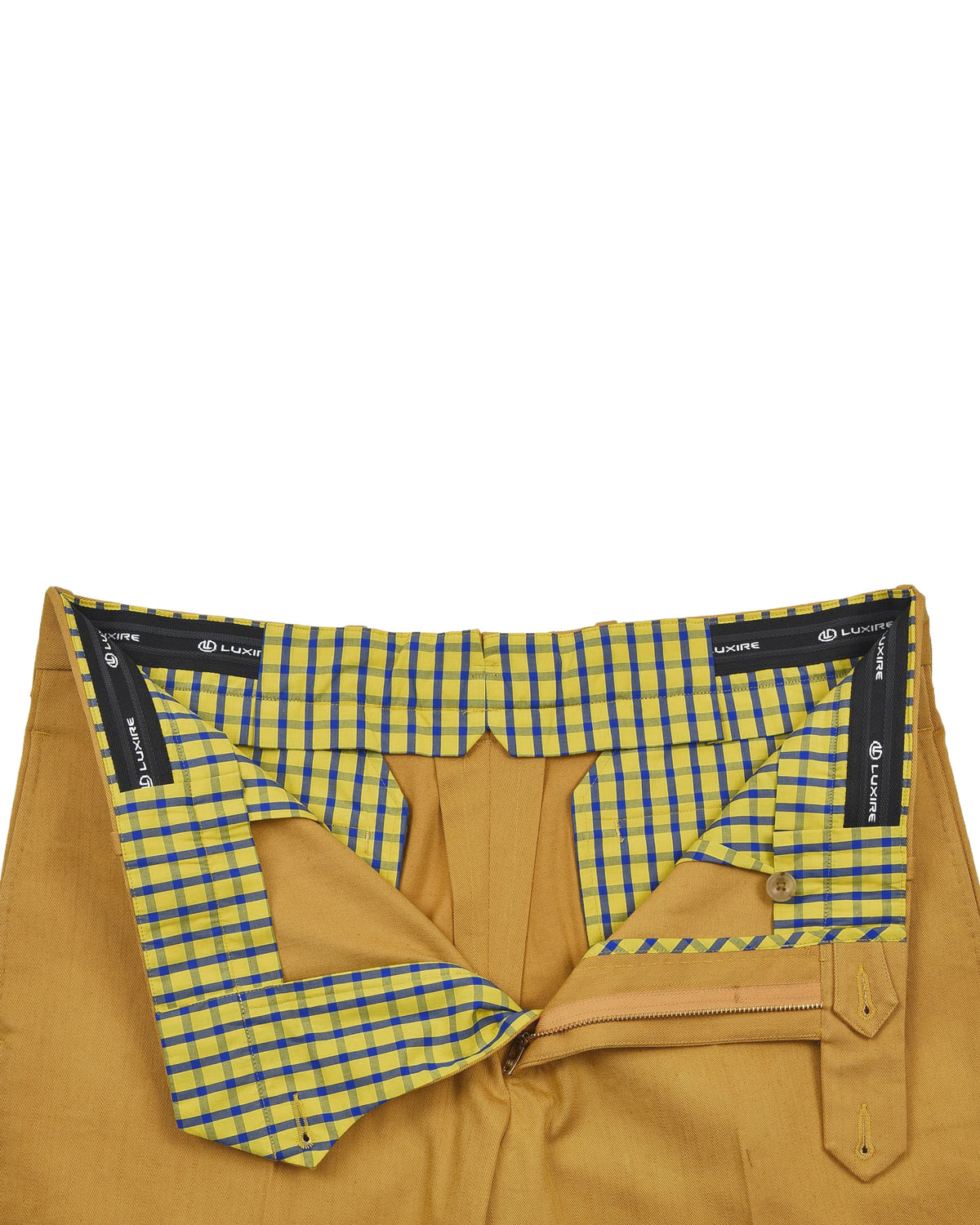 Golden Yellow Stretchable Pants - 5