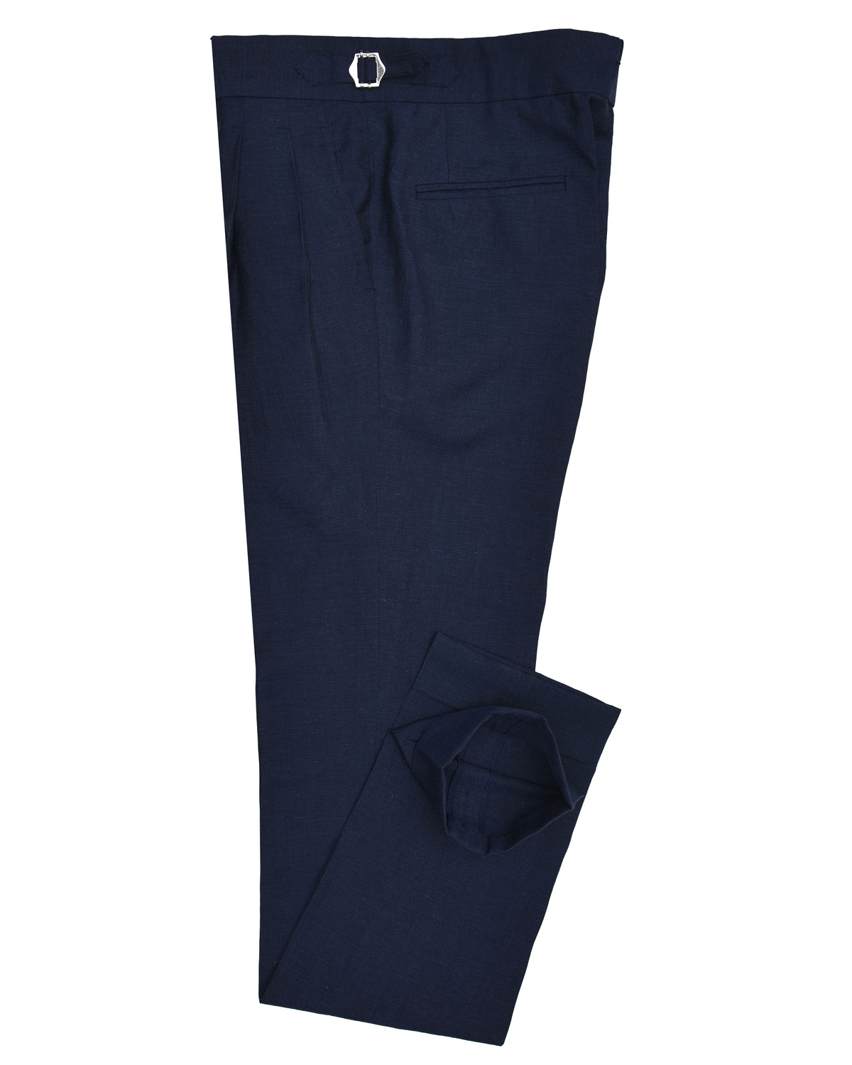 VBC: Navy Blue Wool-Linen - 2