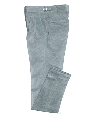 Modrone Corduroy Seersucker Light Green -8 Wale