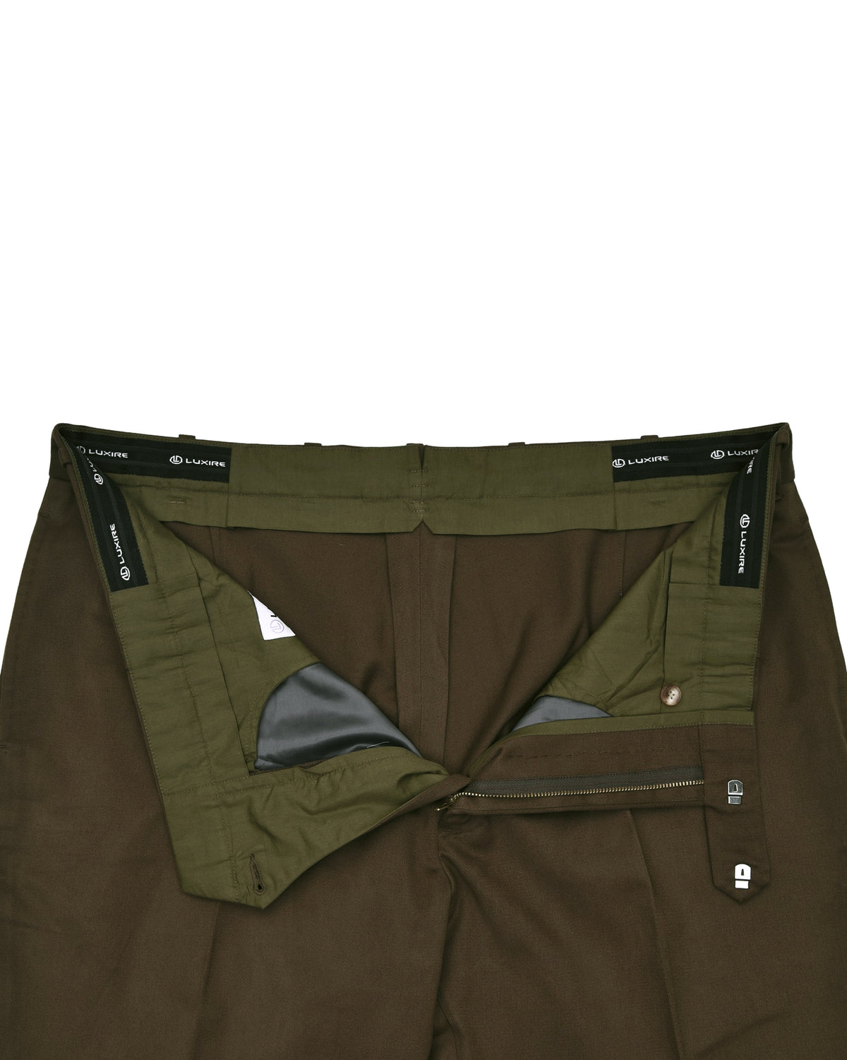 Dacota Soft Dark Brown Stretch Twill Pants - 5