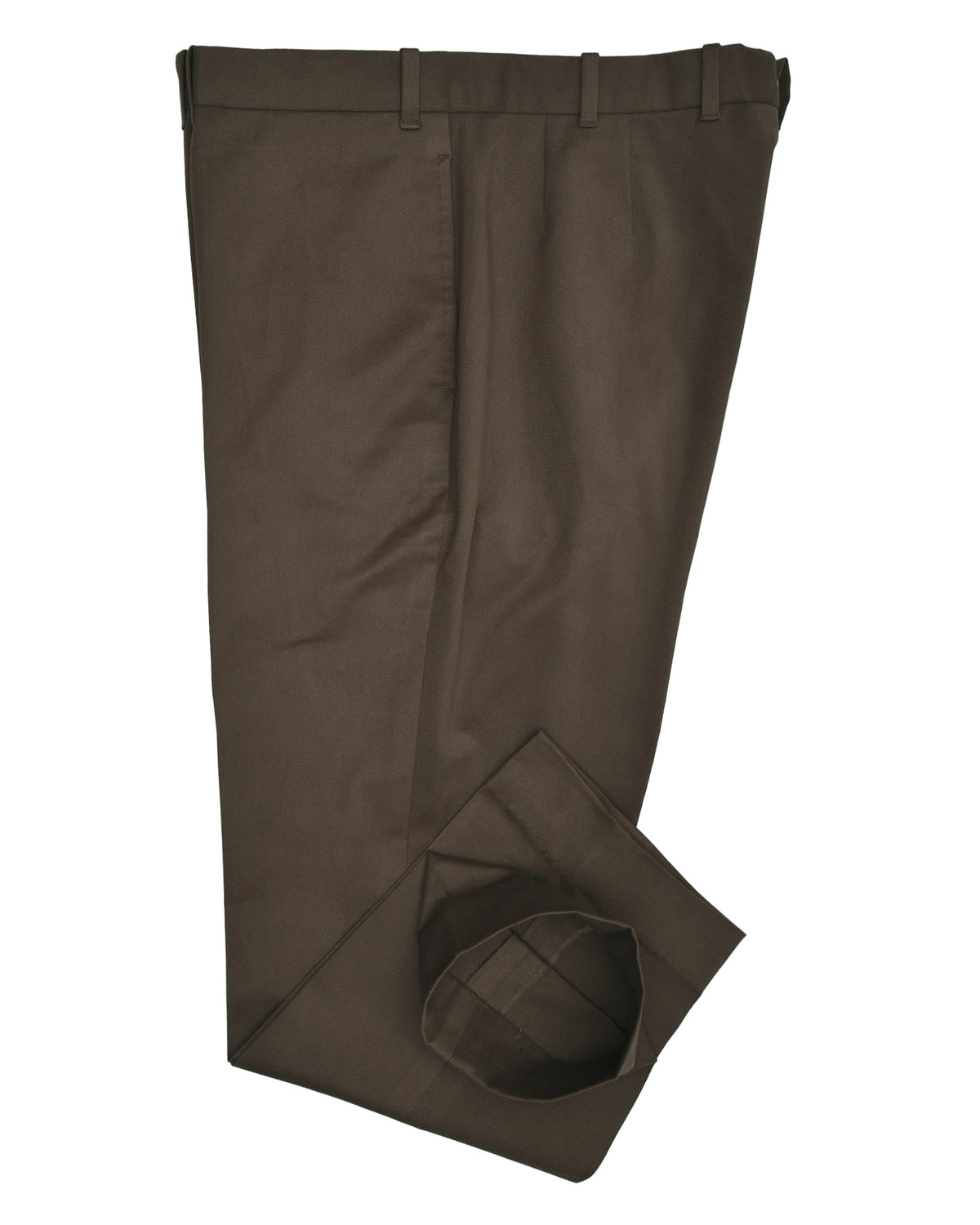 Dacota Soft Dark Brown Stretch Twill Pants - 3