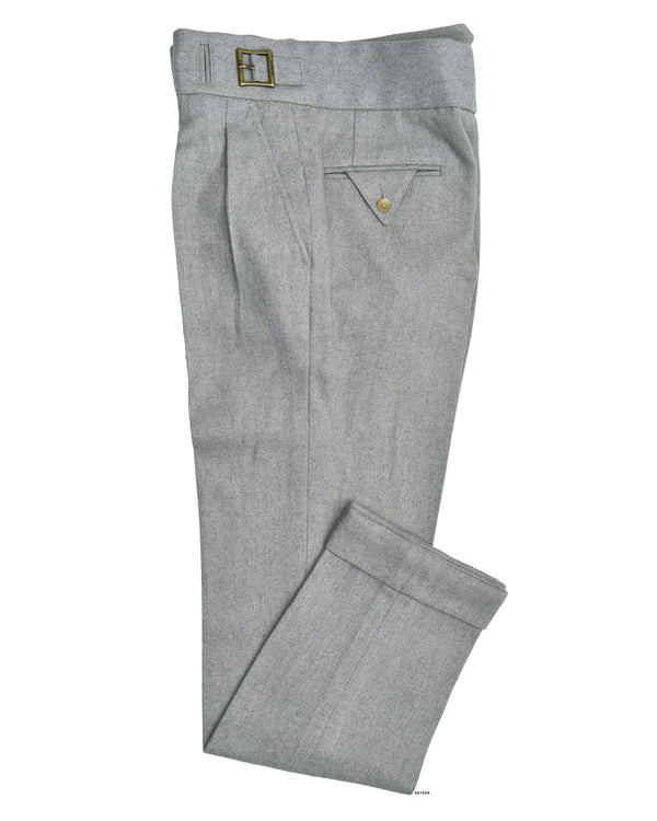 Grey Wool Flannel Gurkha