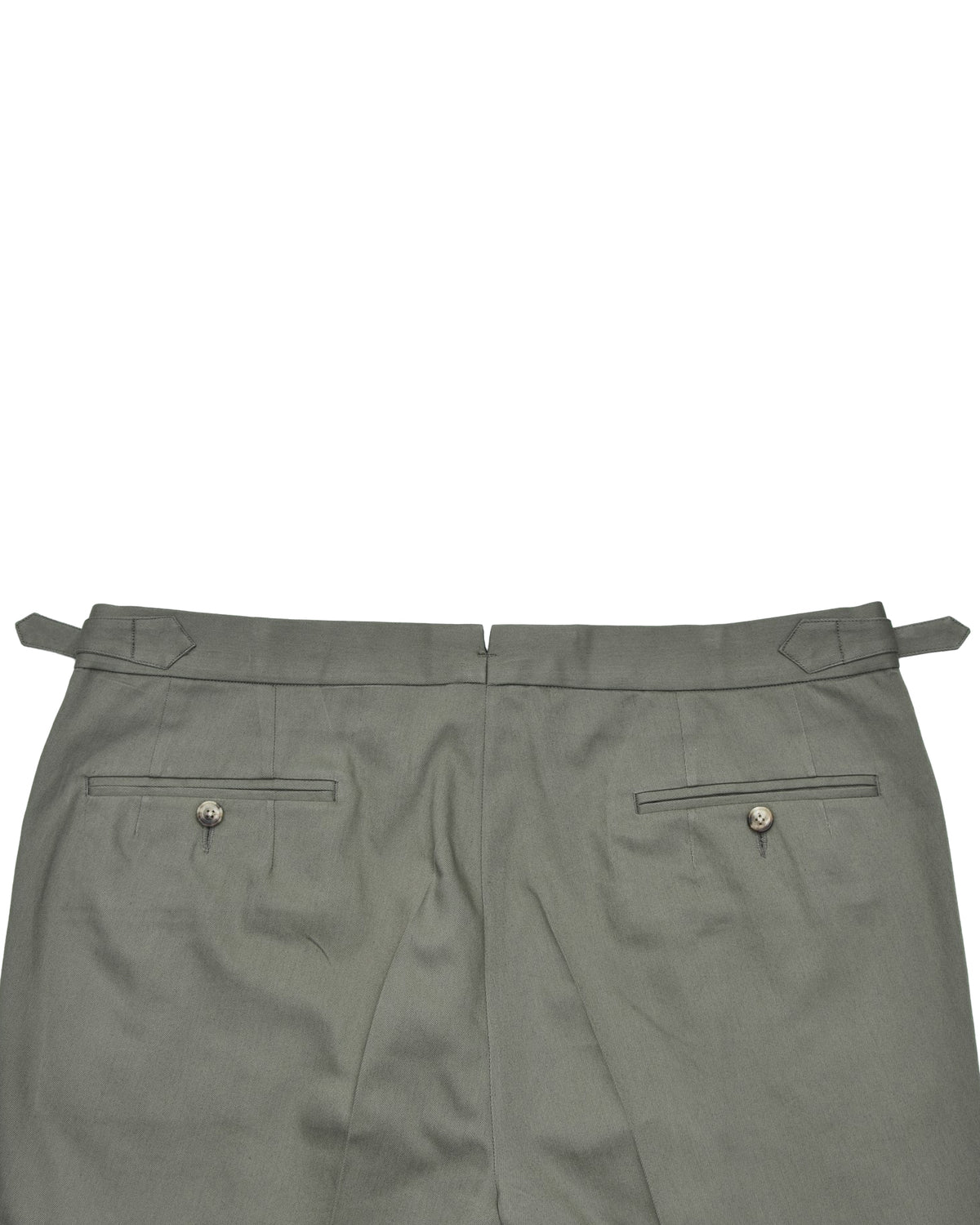 Sondrio: Washed Olive Twill - 6