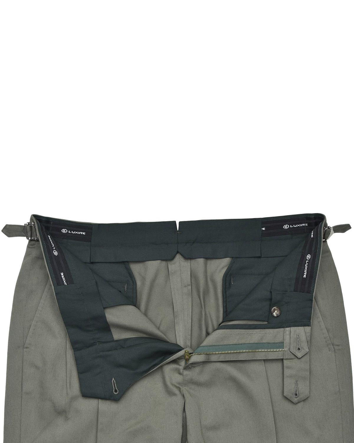 Sondrio: Washed Olive Twill - 5